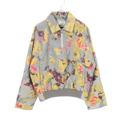 DIOR × DUNCAN GRANT Reflective Camo Anorak Jacket ブルゾン ハーフジップ カモフラージュ グレー マルチカラー 中綿 ディオール アウター DIOR