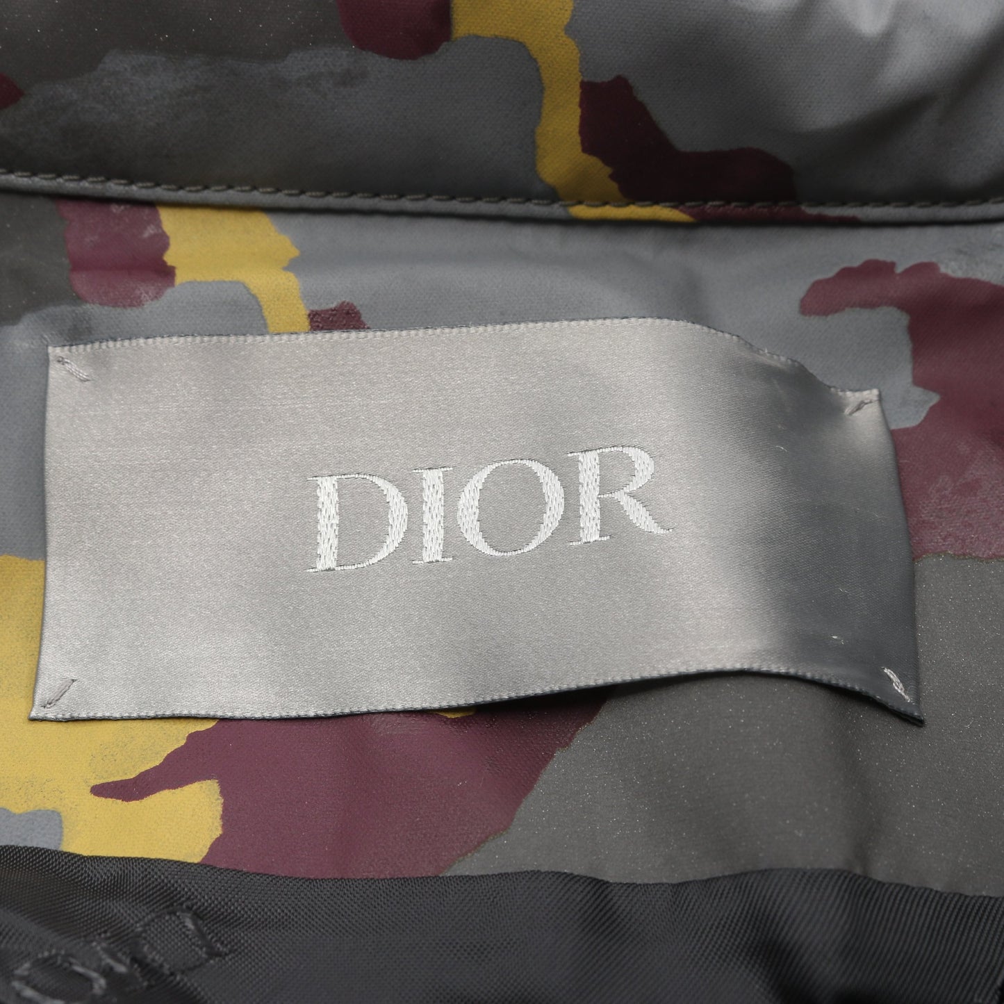 DIOR × DUNCAN GRANT Reflective Camo Anorak Jacket ブルゾン ハーフジップ カモフラージュ グレー マルチカラー 中綿 ディオール アウター DIOR