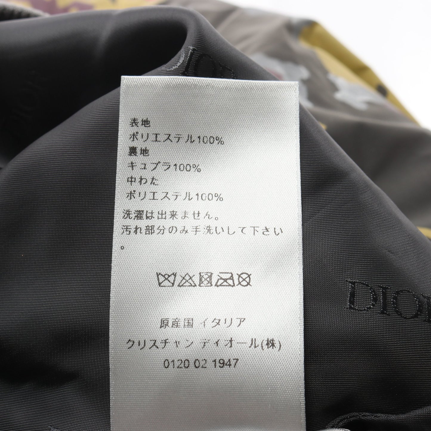 DIOR × DUNCAN GRANT Reflective Camo Anorak Jacket ブルゾン ハーフジップ カモフラージュ グレー マルチカラー 中綿 ディオール アウター DIOR
