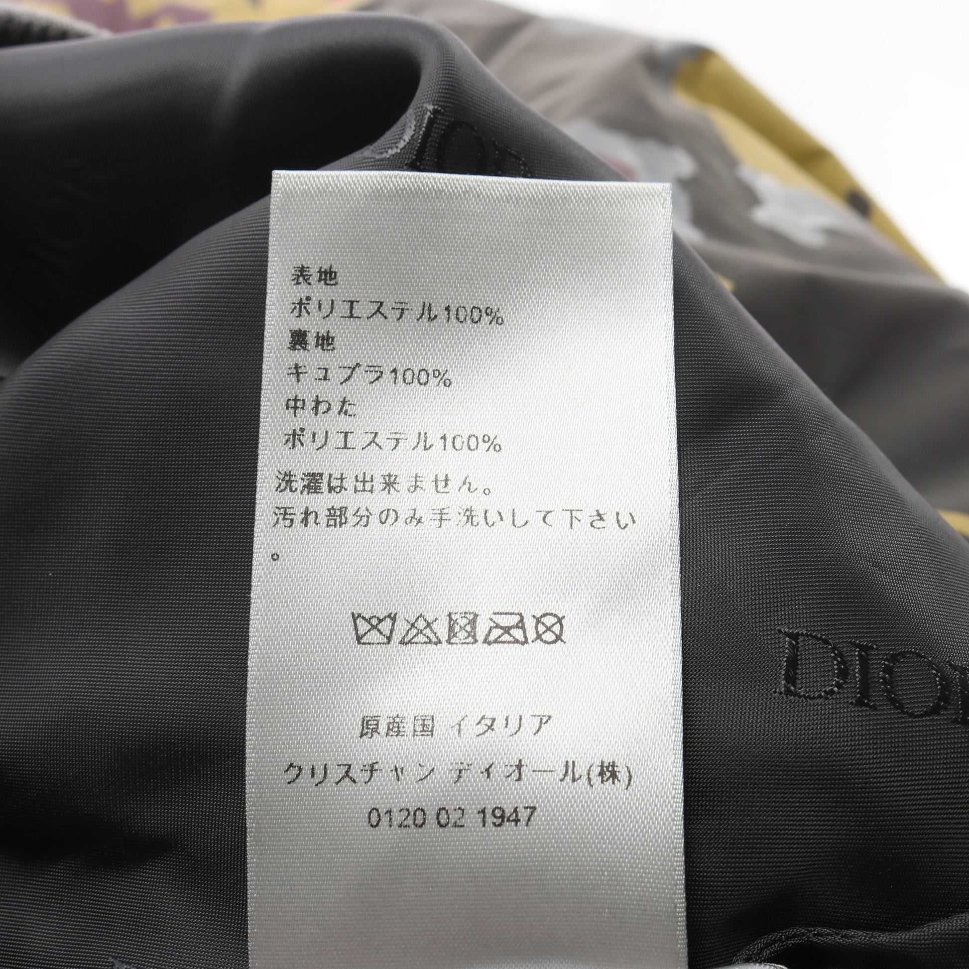 DIOR × DUNCAN GRANT Reflective Camo Anorak Jacket ブルゾン ハーフジップ カモフラージュ グレー マルチカラー 中綿 ディオール アウター DIOR