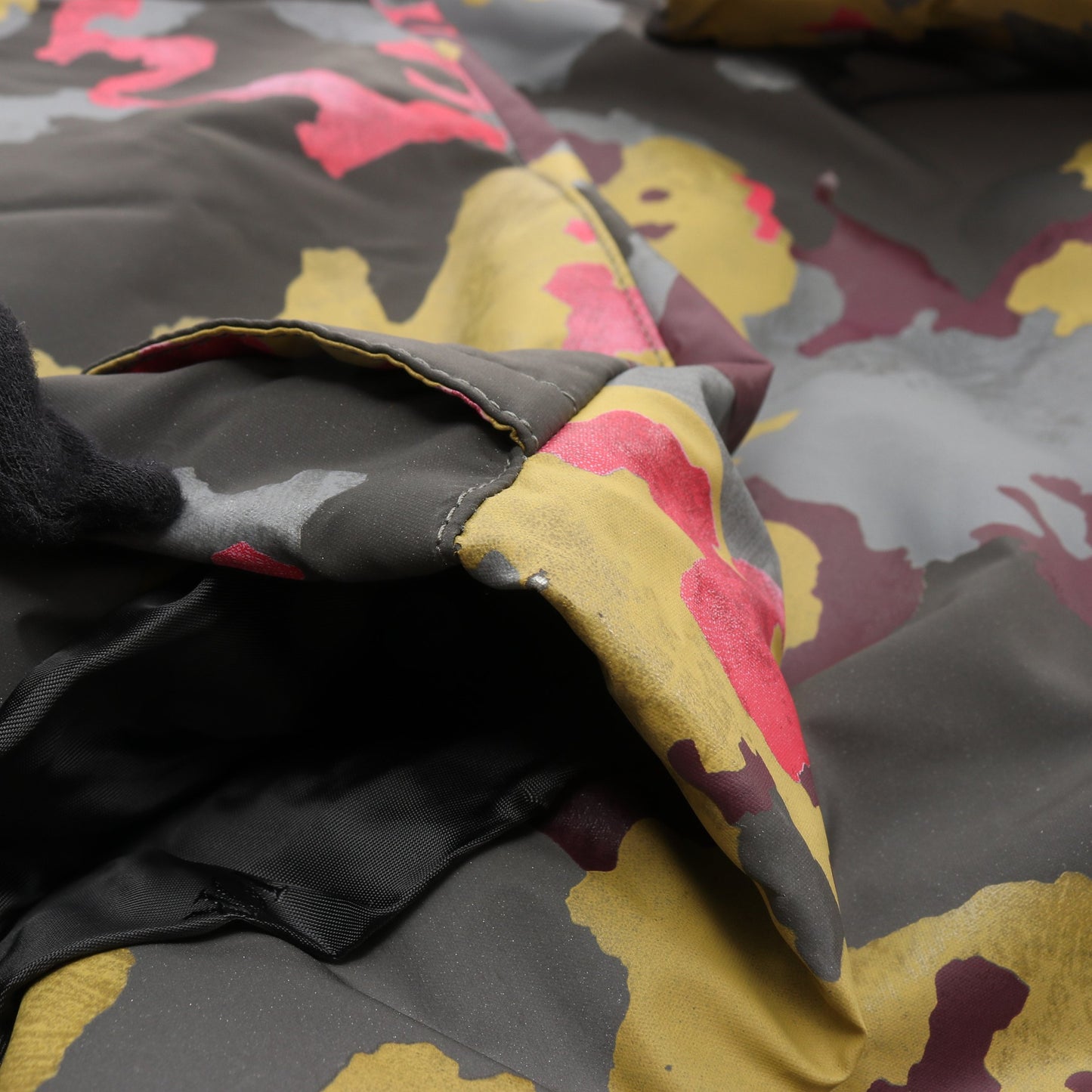DIOR × DUNCAN GRANT Reflective Camo Anorak Jacket ブルゾン ハーフジップ カモフラージュ グレー マルチカラー 中綿 ディオール アウター DIOR