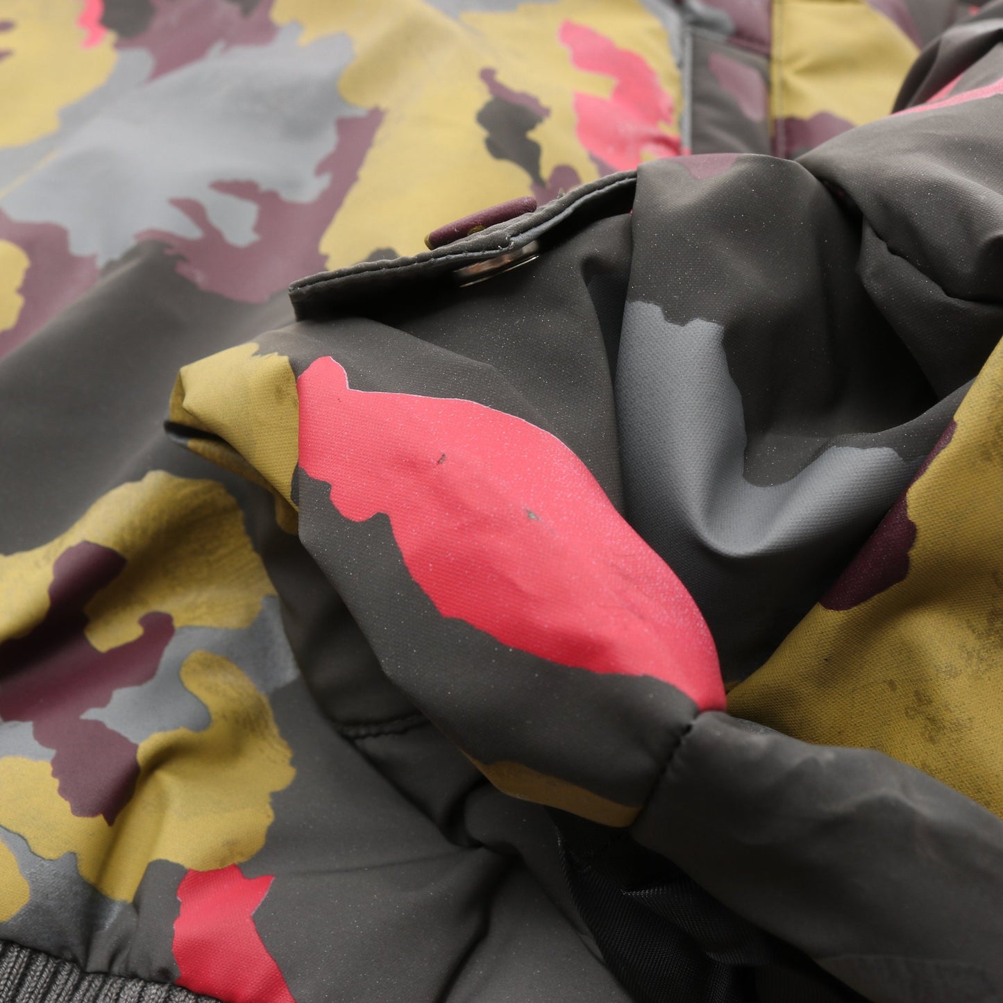 DIOR × DUNCAN GRANT Reflective Camo Anorak Jacket ブルゾン ハーフジップ カモフラージュ グレー マルチカラー 中綿 ディオール アウター DIOR