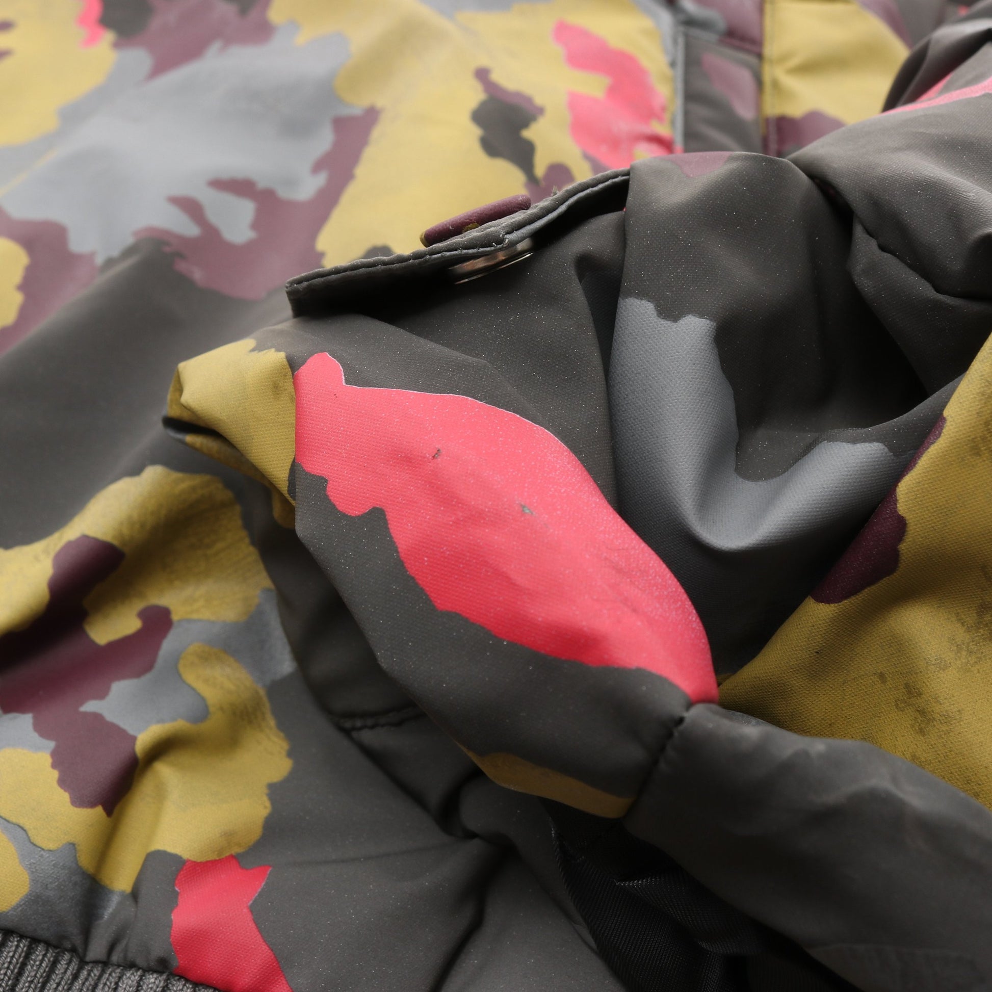 DIOR × DUNCAN GRANT Reflective Camo Anorak Jacket ブルゾン ハーフジップ カモフラージュ グレー マルチカラー 中綿 ディオール アウター DIOR