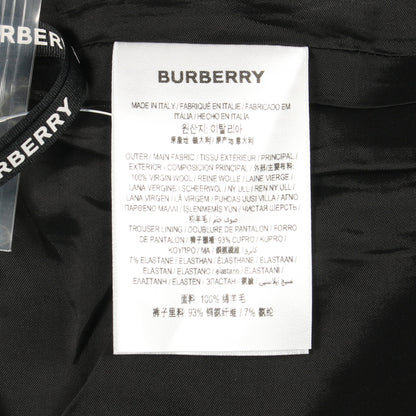 スラックス トラウザーズ ウール ブラック バーバリー ボトムス BURBERRY
