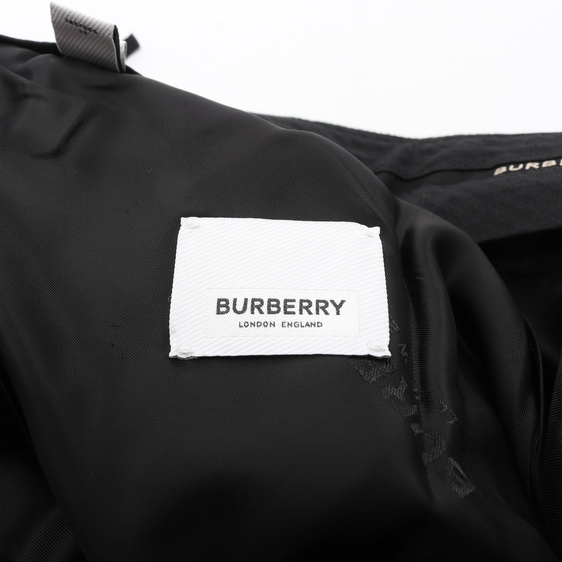 スラックス トラウザーズ ウール ブラック カットアウト バーバリー ボトムス BURBERRY