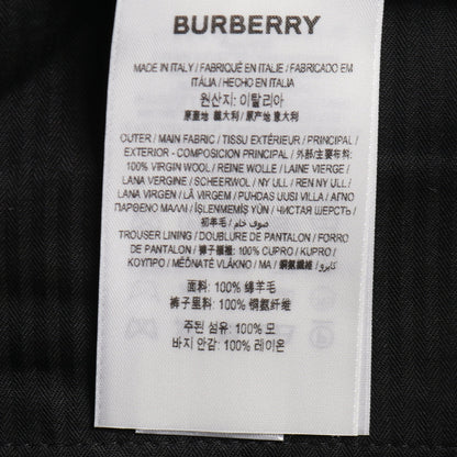 スラックス トラウザーズ ウール ブラック バーバリー ボトムス BURBERRY