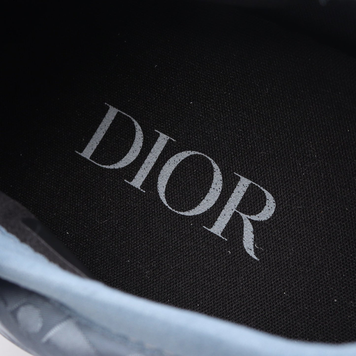 Dior Snow Slipper オブリーク スリッポン ファブリック レザー ブルーグレー ディオール シューズ DIOR