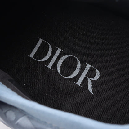 Dior Snow Slipper オブリーク スリッポン ファブリック レザー ブルーグレー ディオール シューズ DIOR