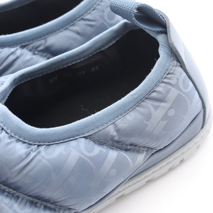 Dior Snow Slipper オブリーク スリッポン ファブリック レザー ブルーグレー ディオール シューズ DIOR