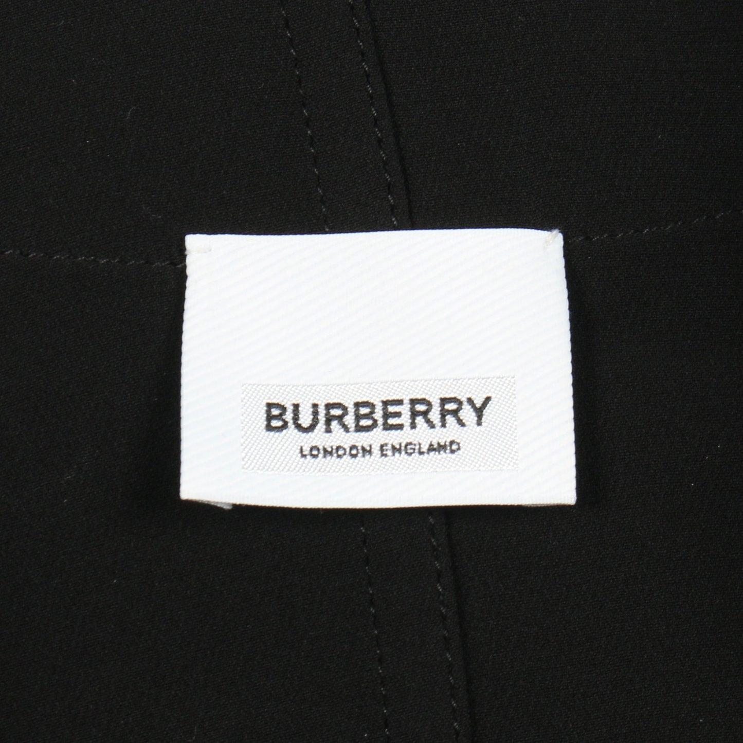 ワンピース ノースリーブ シルク ブラック バーバリー ワンピース BURBERRY