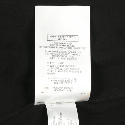 ワンピース ノースリーブ シルク ブラック バーバリー ワンピース BURBERRY