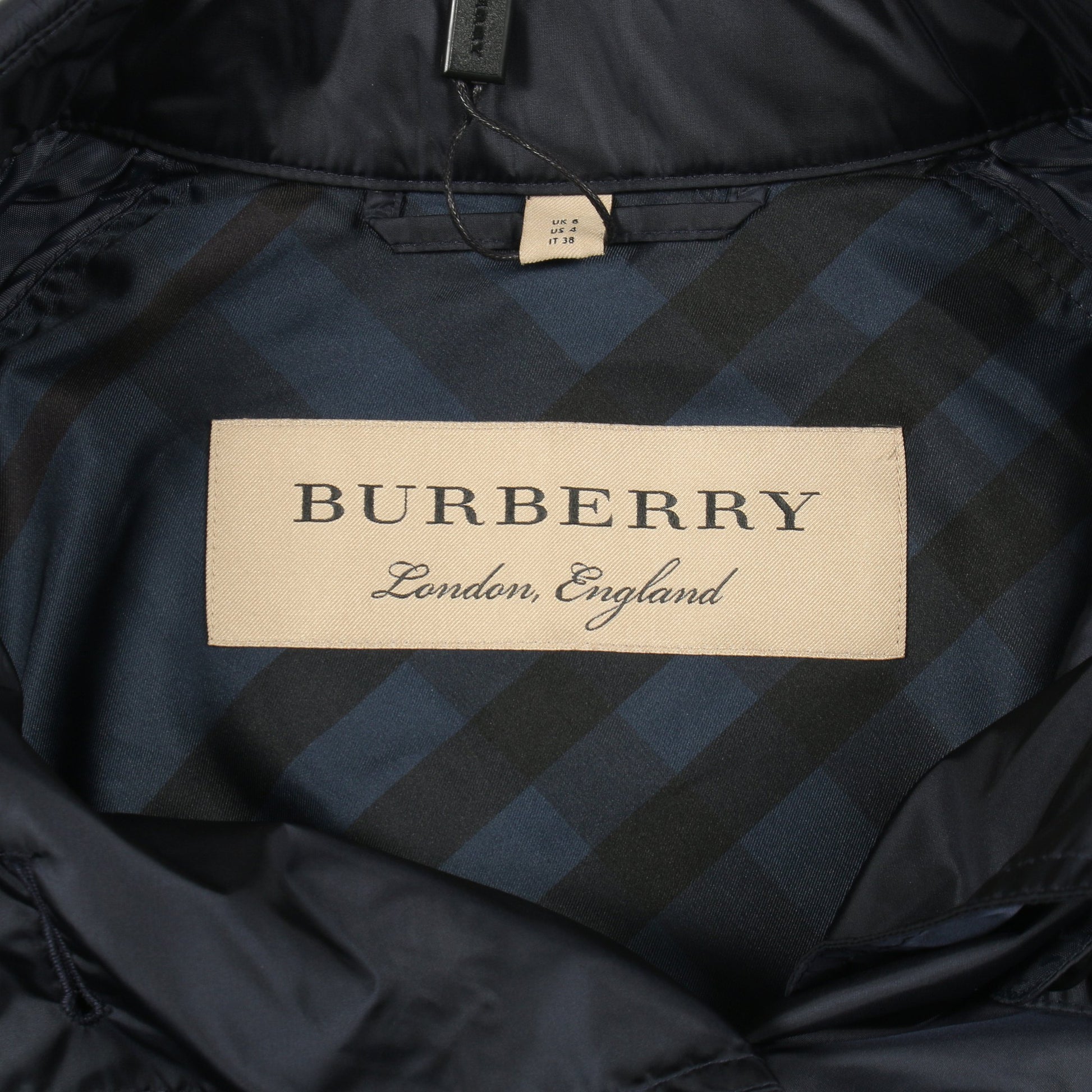 トレンチコート ナイロン ネイビー バーバリー アウター BURBERRY