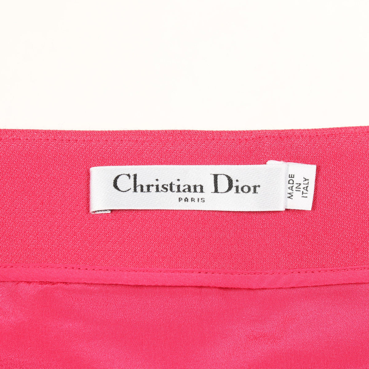 ミニ スカート ウール シルク ピンクパープル クリスチャンディオール ボトムス Christian Dior