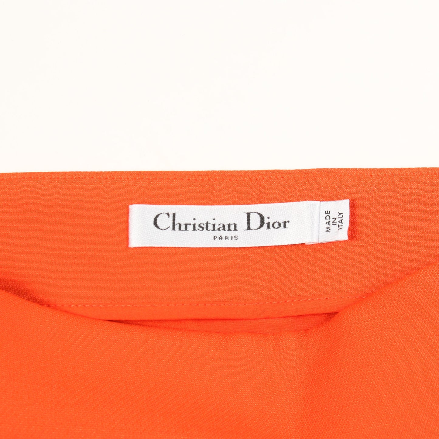 スカート ウール オレンジ クリスチャンディオール ボトムス Christian Dior