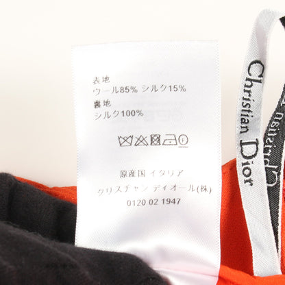 スカート ウール オレンジ クリスチャンディオール ボトムス Christian Dior