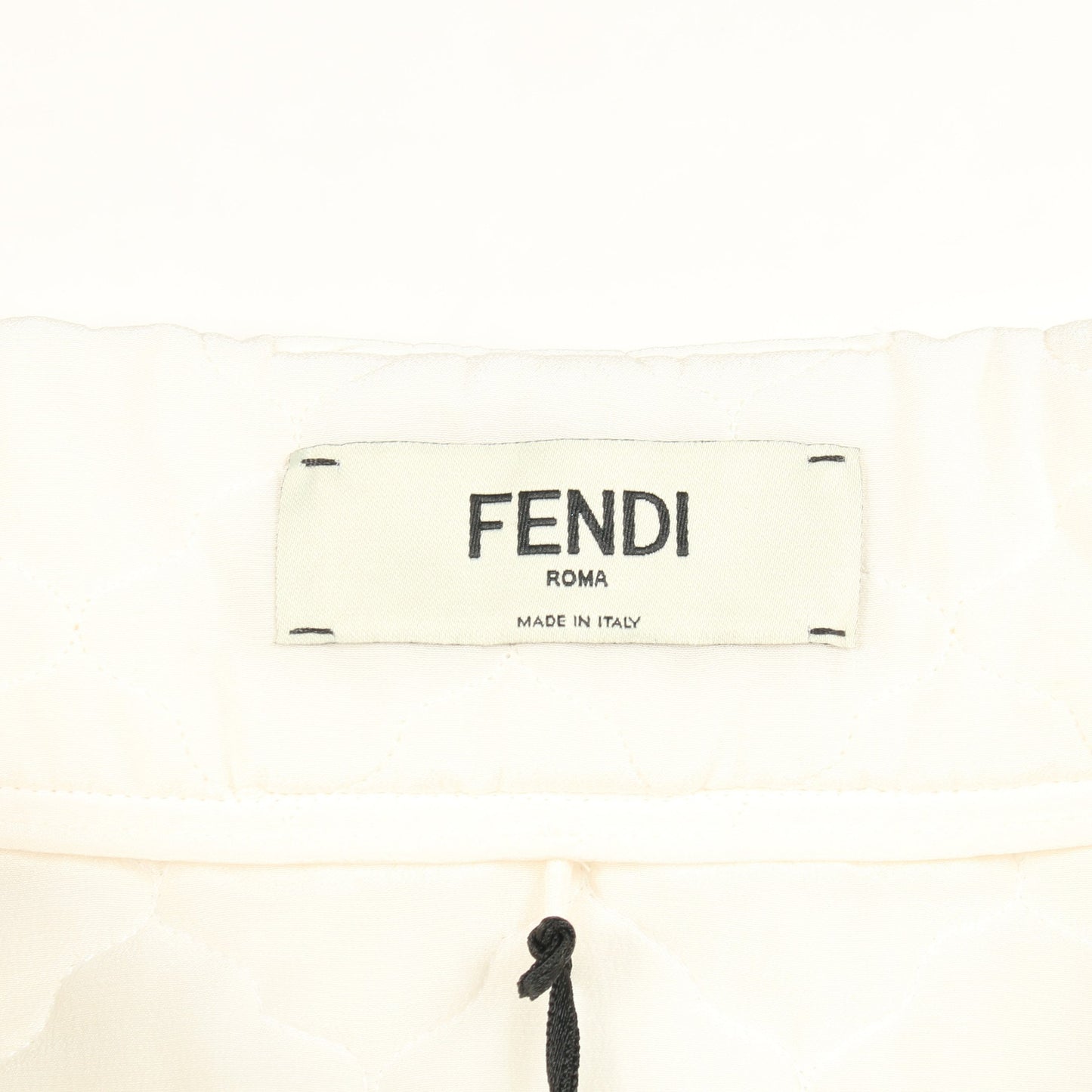 キルティング スカート シルク ホワイト フェンディ ボトムス FENDI