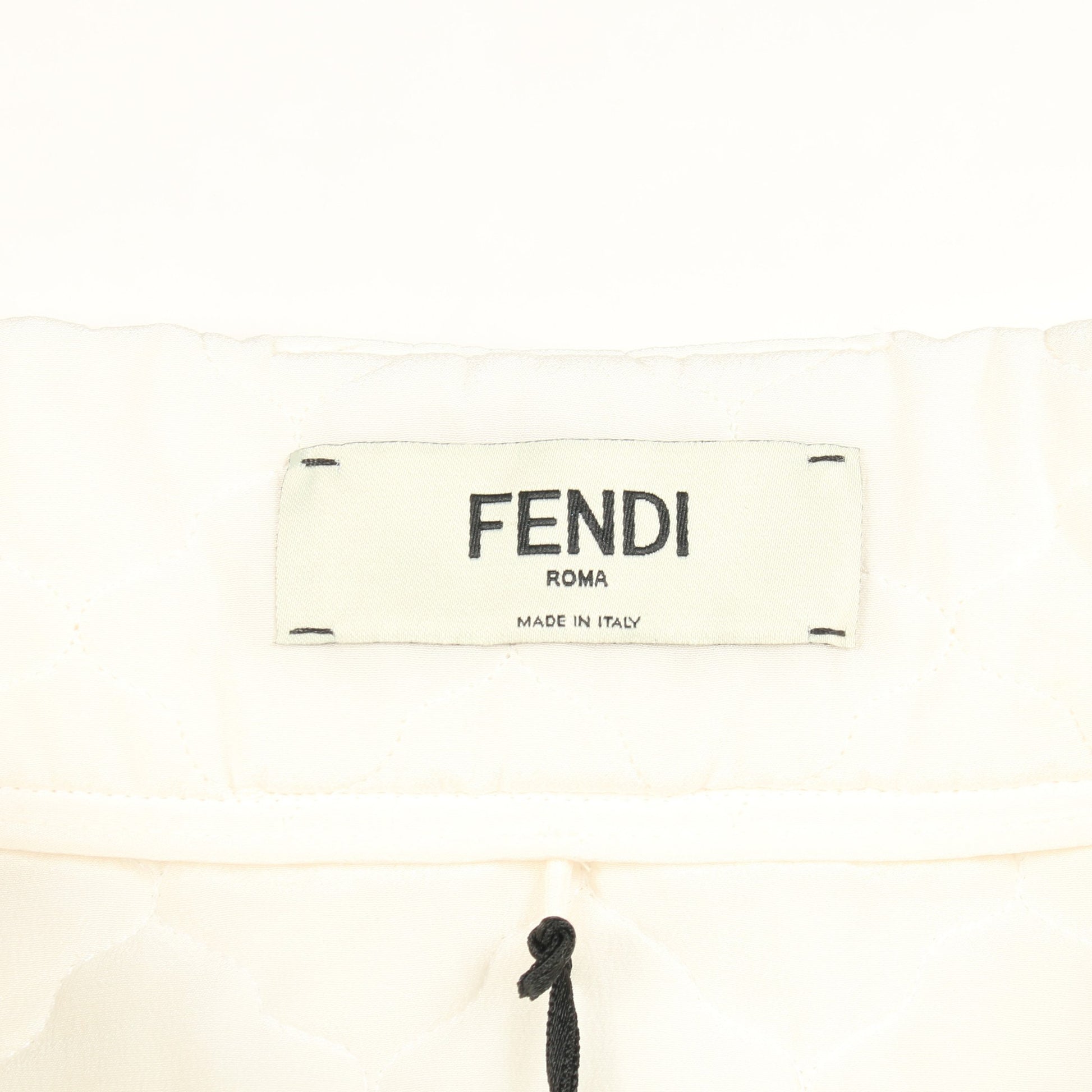 キルティング スカート シルク ホワイト フェンディ ボトムス FENDI