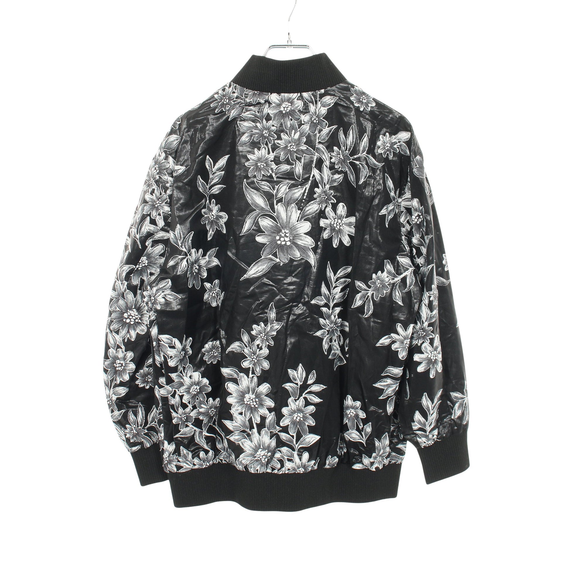 KASUAL JACKETS ブルゾン 花柄 レーヨン ブラック フェンディ アウター FENDI
