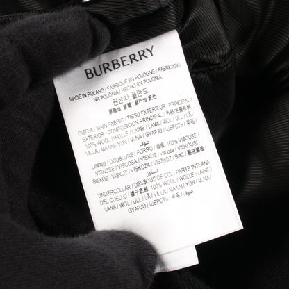 コート ウール ブラック バーバリー アウター BURBERRY