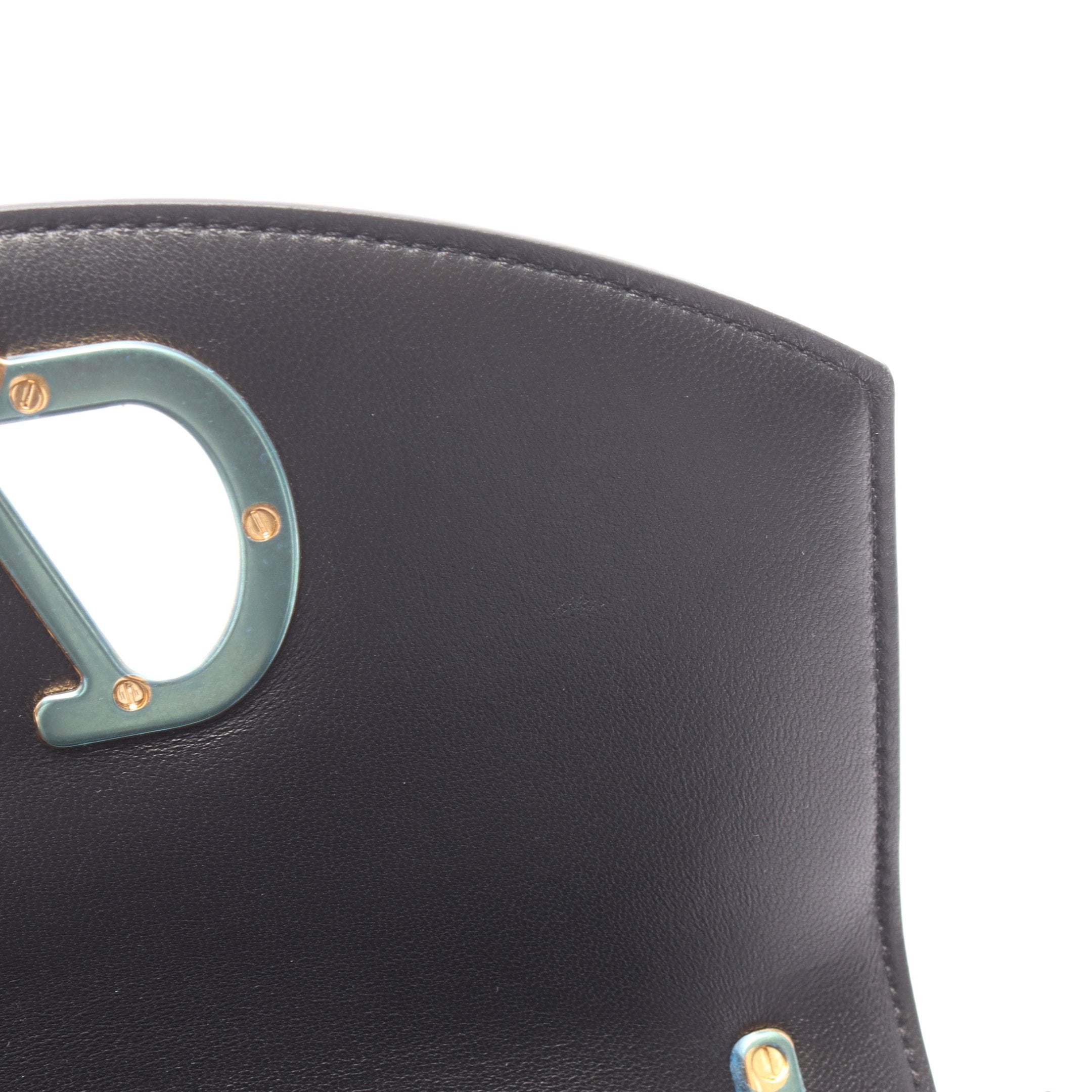 ヴェイン スモール チェーンショルダーバッグ レザー ブラック