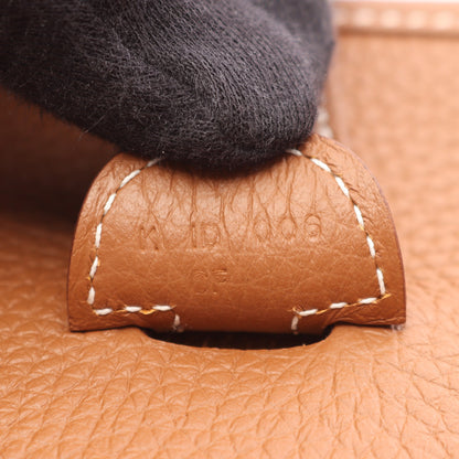 エヴリン 3 トロワ PM ゴールド ショルダーバッグ トリヨンクレマンス ブラウン シルバー金具 K刻印 エルメス バッグ HERMES