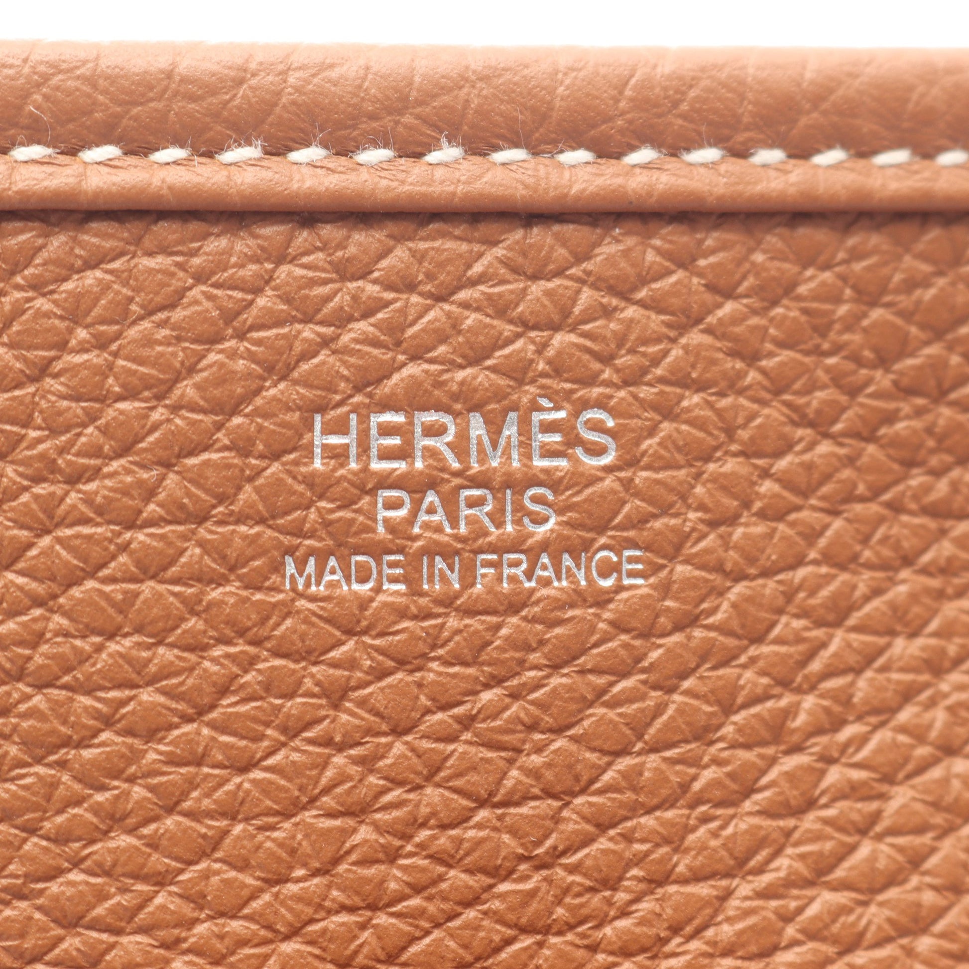 エヴリン 3 トロワ PM ゴールド ショルダーバッグ トリヨンクレマンス ブラウン シルバー金具 K刻印 エルメス バッグ HERMES
