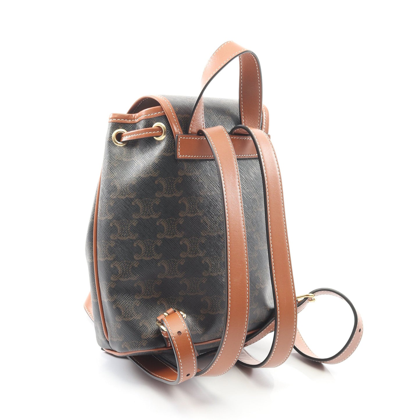ミニ フォルコバックパック トリオンフ バックパック リュックサック PVC レザー ブラック ブラウン セリーヌ バッグ CELINE