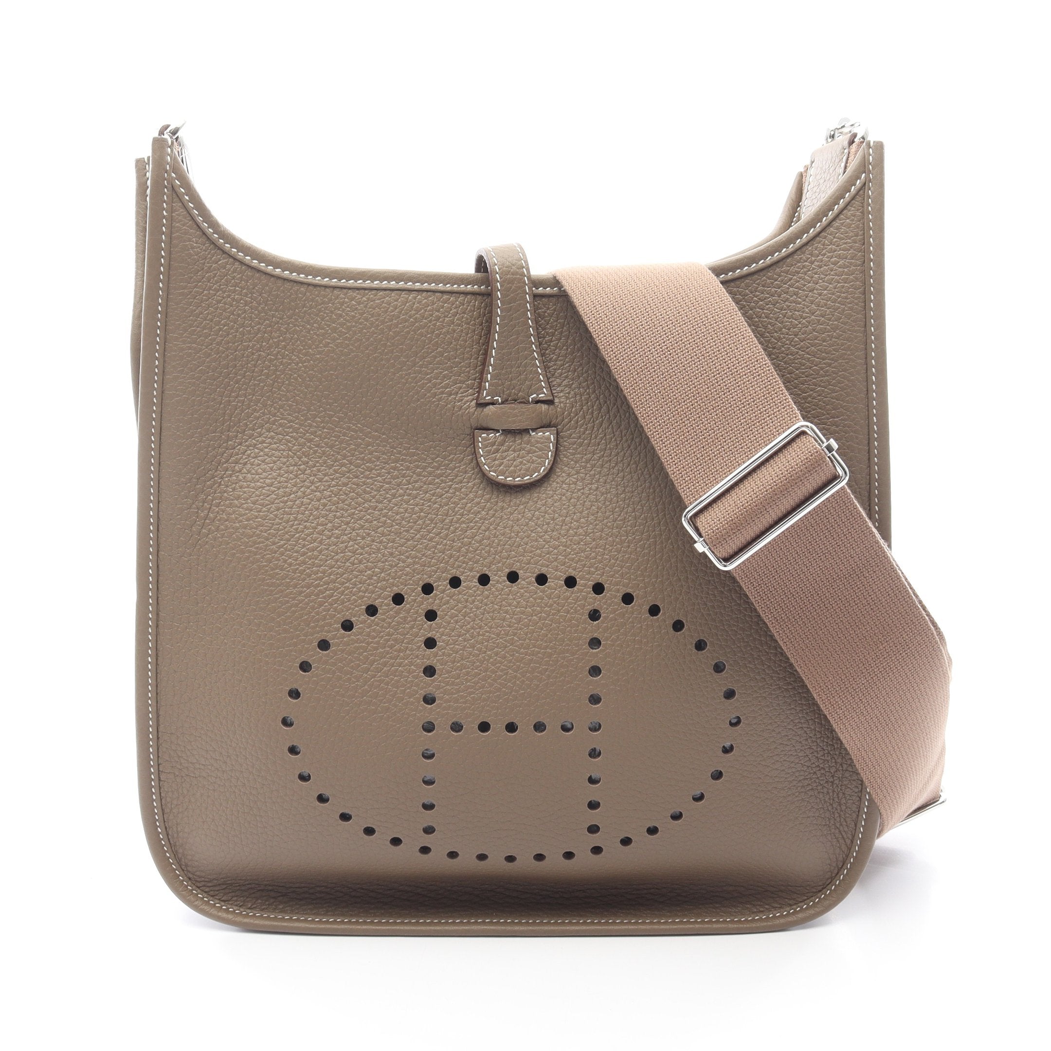 エヴリン 3 トロワ PM エトゥープ ショルダーバッグ トリヨン