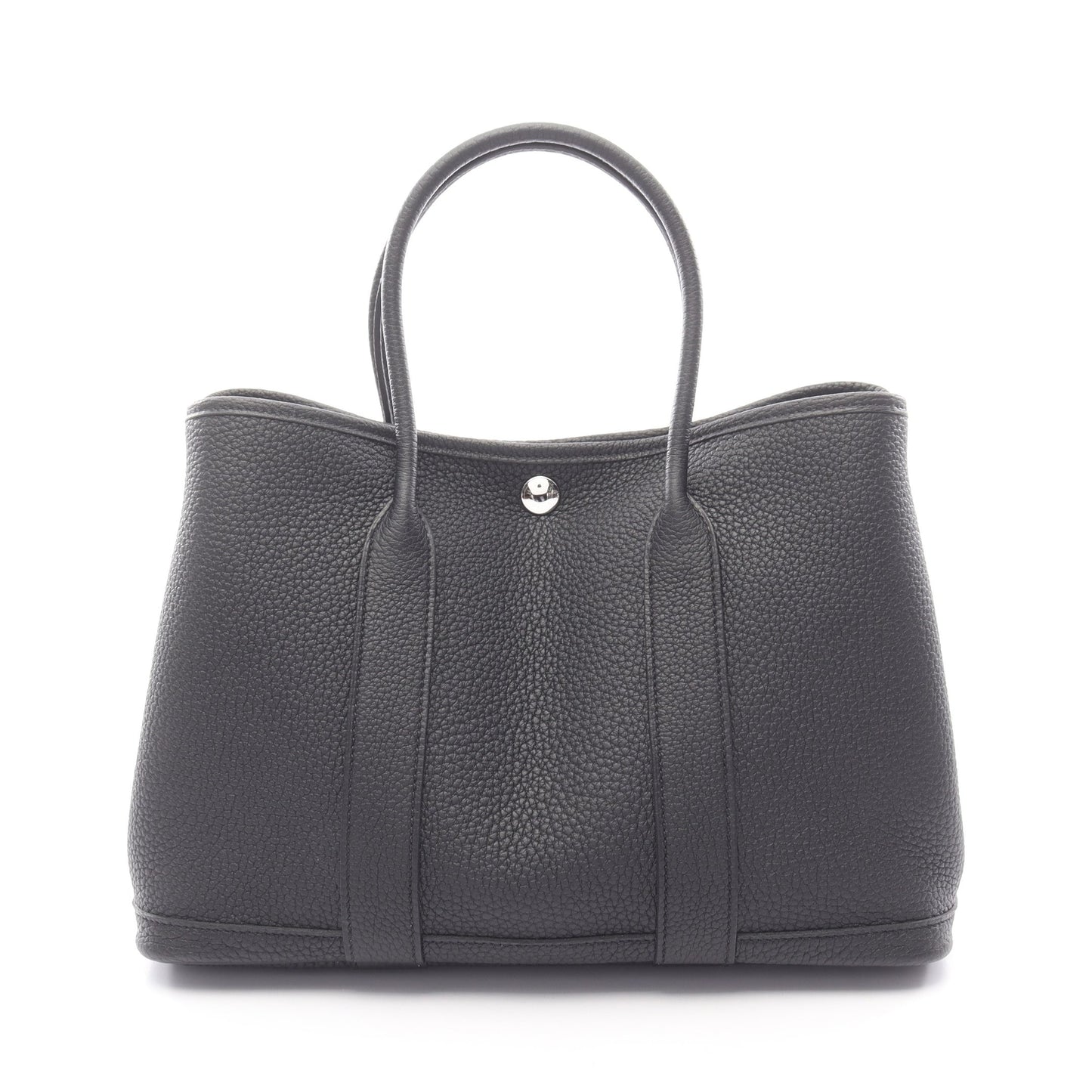 ガーデンパーティTPM ハンドバッグ トートバッグ ネゴンダ ブラック シルバー金具 K刻印 エルメス バッグ HERMES