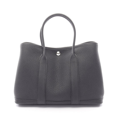 ガーデンパーティTPM ハンドバッグ トートバッグ ネゴンダ ブラック シルバー金具 K刻印 エルメス バッグ HERMES