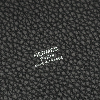 ピコタンロックPM ハンドバッグ トリヨンクレマンス ブラック シルバー金具 K刻印 エルメス バッグ HERMES