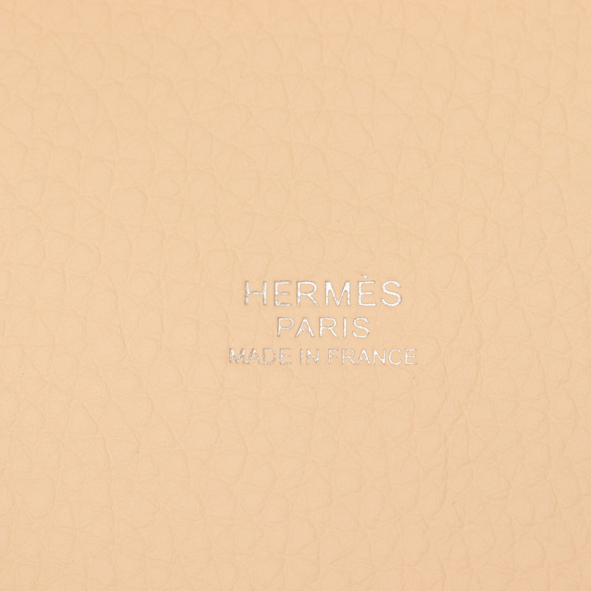 ピコタンロックPM ナタ ハンドバッグ トリヨンクレマンス アイボリー シルバー金具 K刻印 エルメス バッグ HERMES