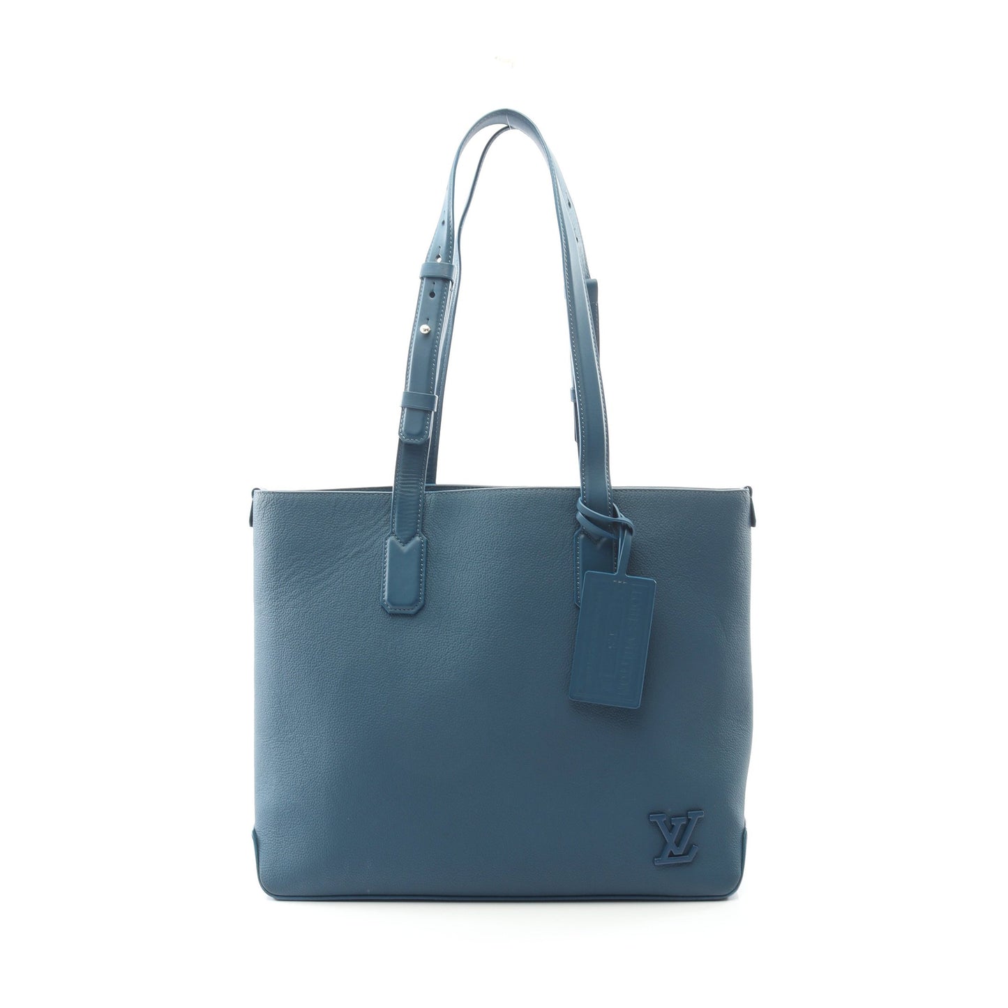 ファストライン LVアエログラム ショルダーバッグ トートバッグ レザー ブルー ルイヴィトン バッグ LOUIS VUITTON
