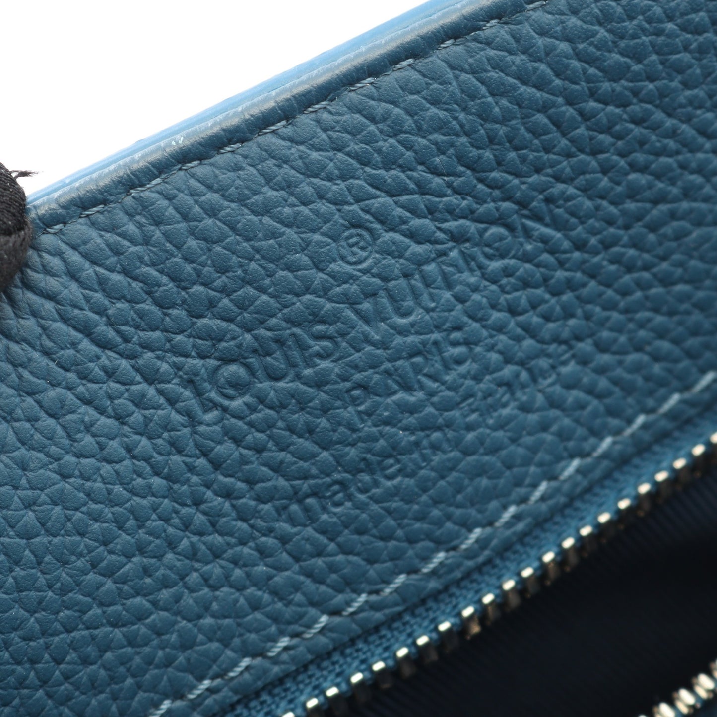 ファストライン LVアエログラム ショルダーバッグ トートバッグ レザー ブルー ルイヴィトン バッグ LOUIS VUITTON