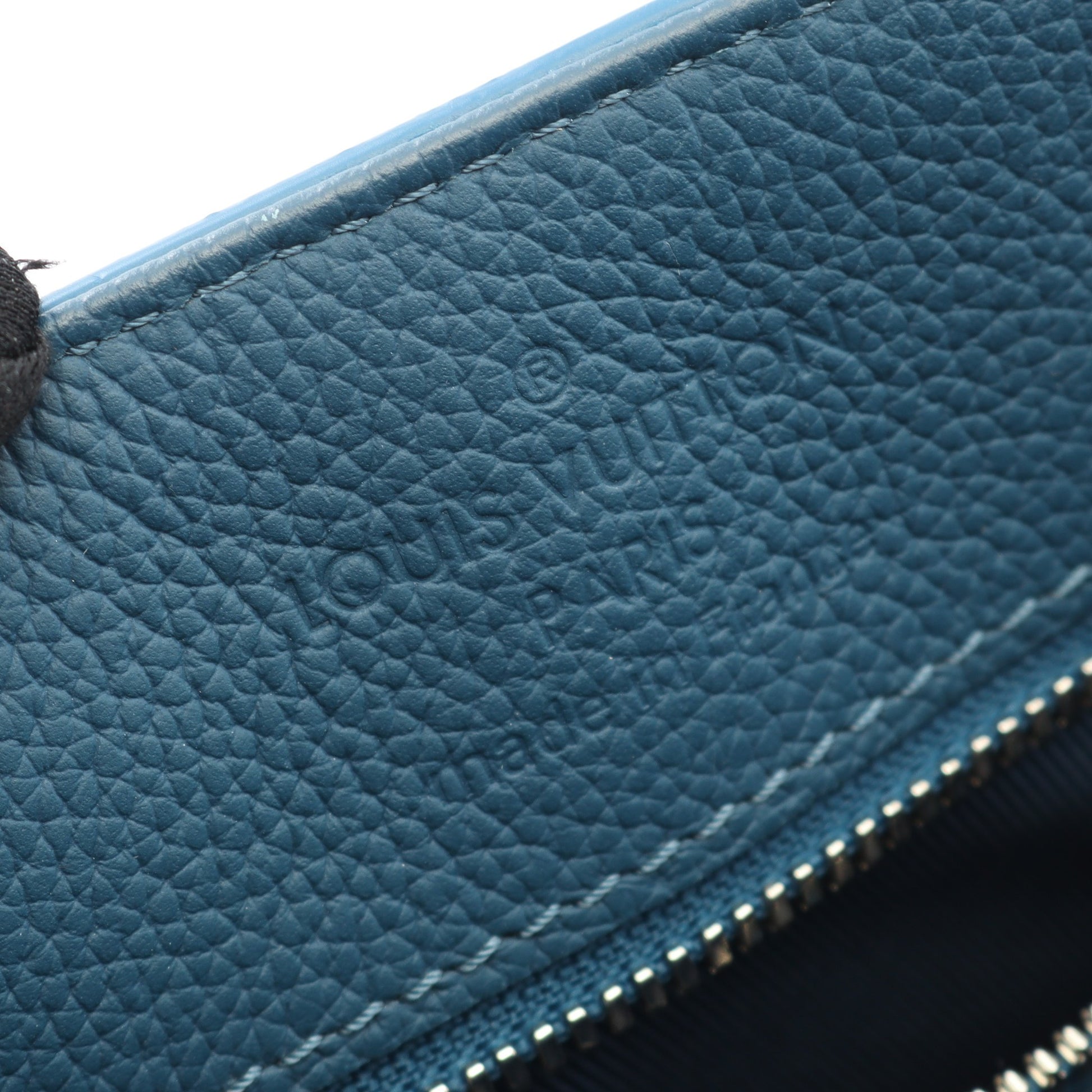 ファストライン LVアエログラム ショルダーバッグ トートバッグ レザー ブルー ルイヴィトン バッグ LOUIS VUITTON