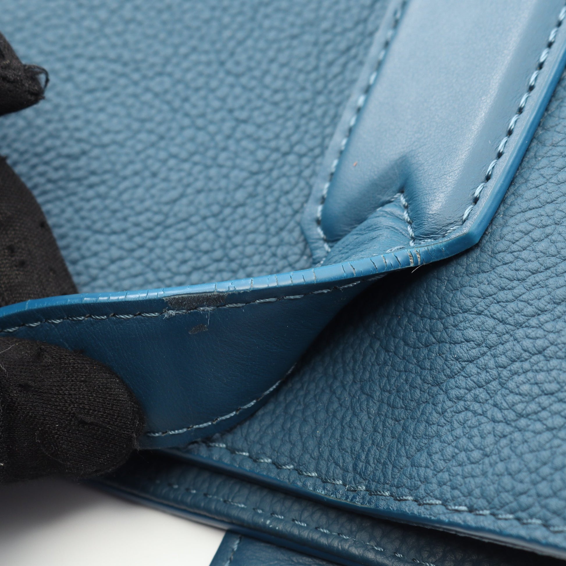 ファストライン LVアエログラム ショルダーバッグ トートバッグ レザー ブルー ルイヴィトン バッグ LOUIS VUITTON