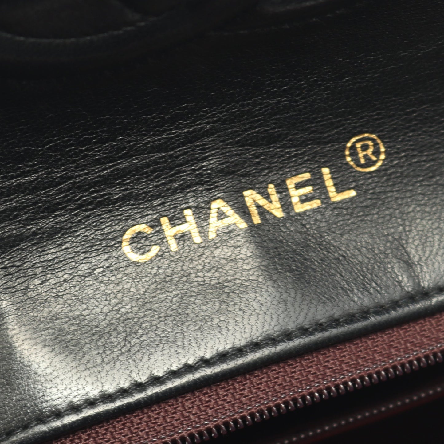 マトラッセ チェーンショルダーバッグ ラムスキン ブラック ゴールド金具 ヴィンテージ シャネル バッグ CHANEL