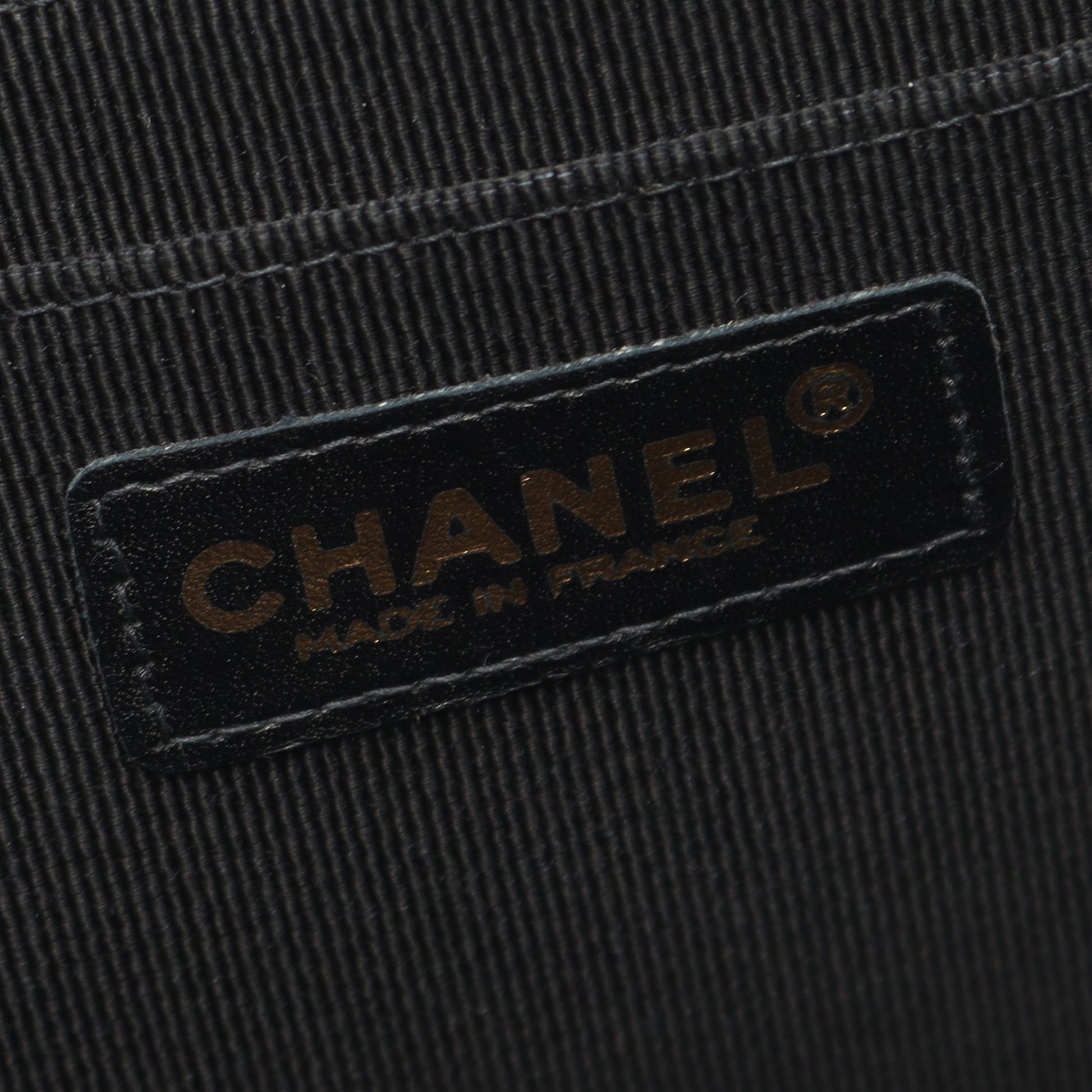 ワイルドステッチ Wチェーンショルダーバッグ レザー ブラック ゴールド金具 シャネル バッグ CHANEL