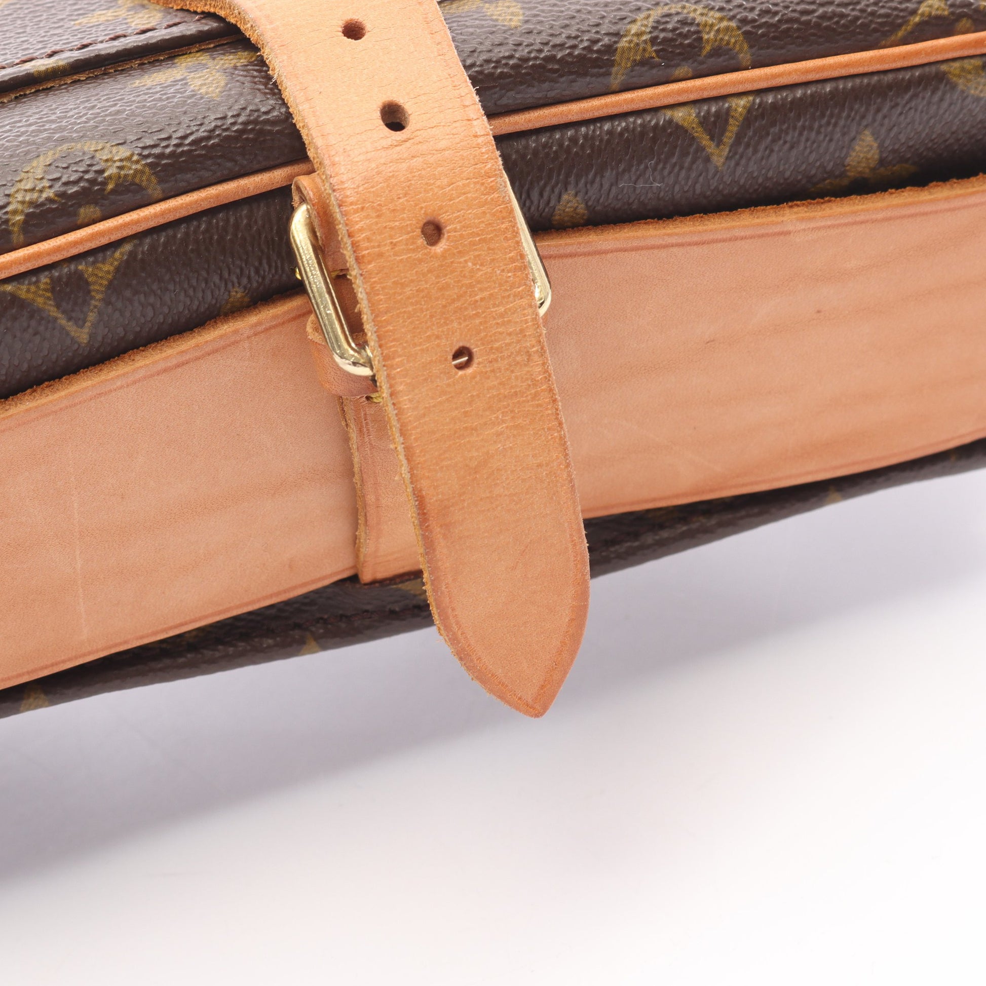 カルトシエールMM モノグラム ショルダーバッグ PVC レザー ブラウン ルイヴィトン バッグ LOUIS VUITTON