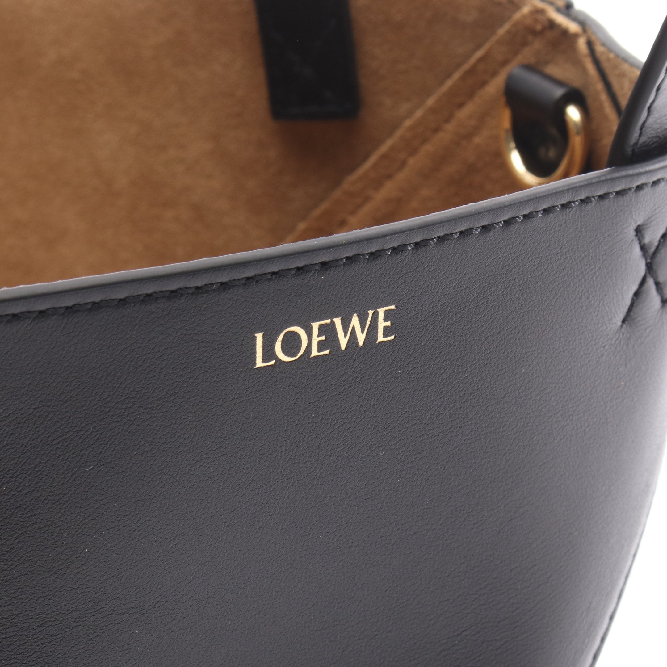 パズルフォルド ミニ ハンドバッグ レザー ブラック 2WAY ロエベ – RECLO