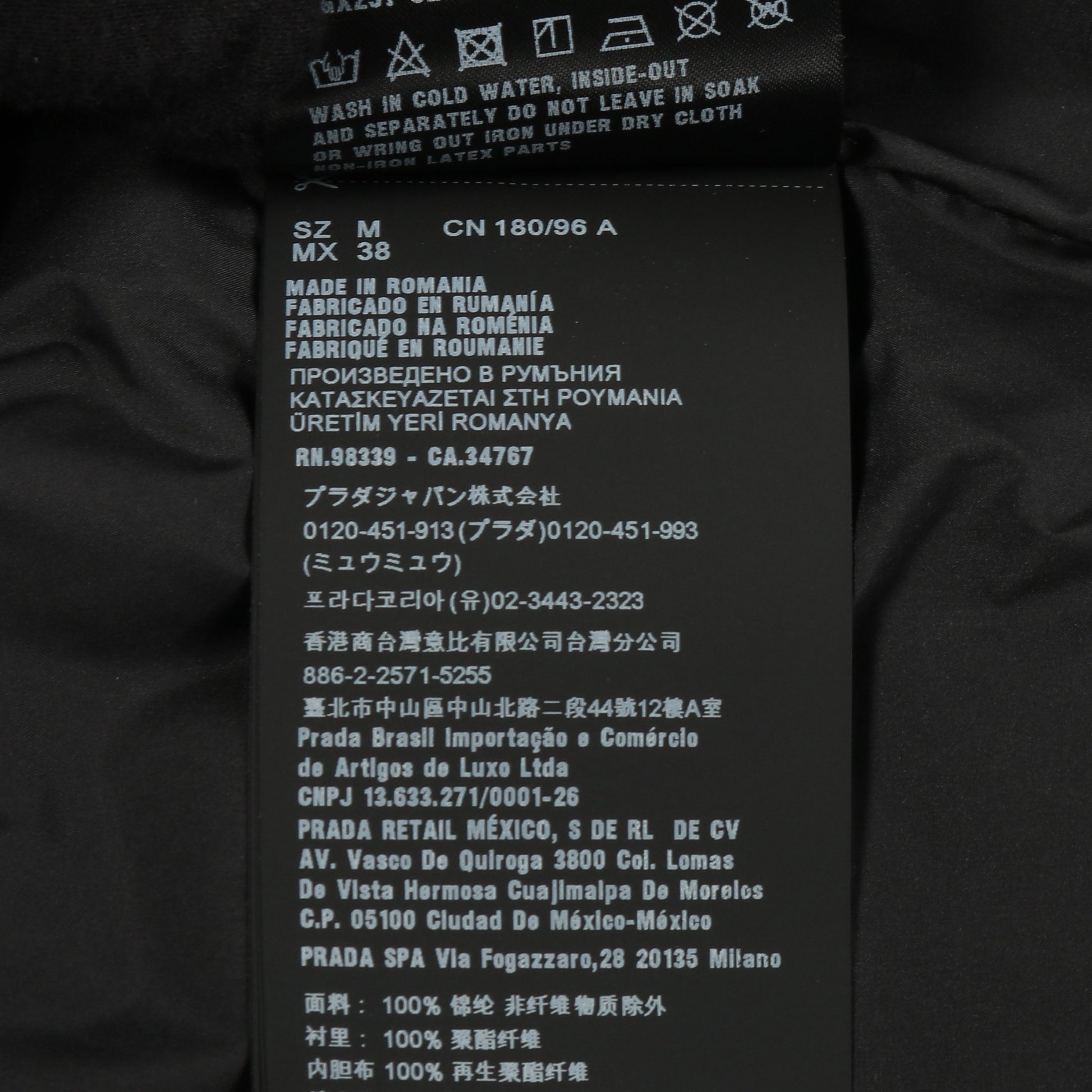 ロゴパッチ ダウンジャケット ナイロン ブラック レッド 切替 フード付き プラダスポーツ リネアロッサ アウター PRADA SPORT LINEA ROSSA