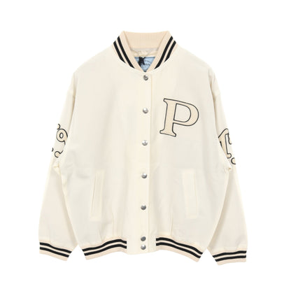 キッドモヘア ボンバージャケット モヘヤ ウール アイボリー プラダ アウター PRADA