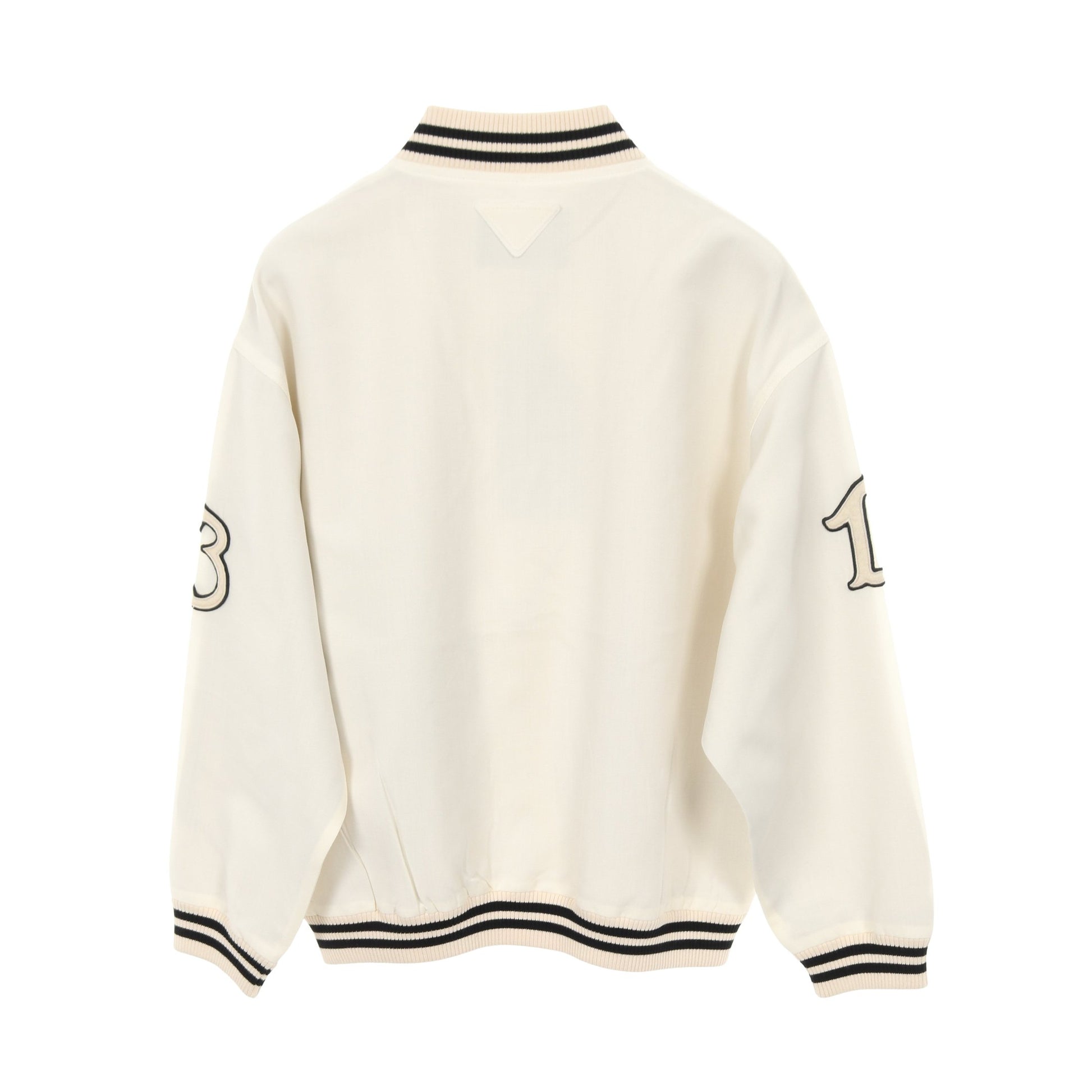 キッドモヘア ボンバージャケット モヘヤ ウール アイボリー プラダ アウター PRADA