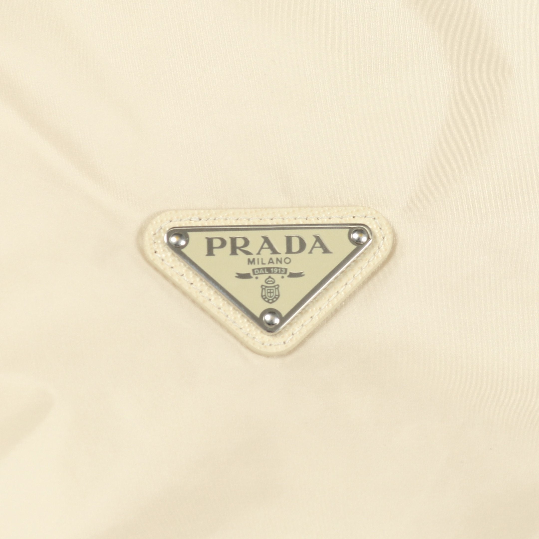 PRADA ベージュ ジップアップジャケット Prada Zip-up blouson jacket Prada