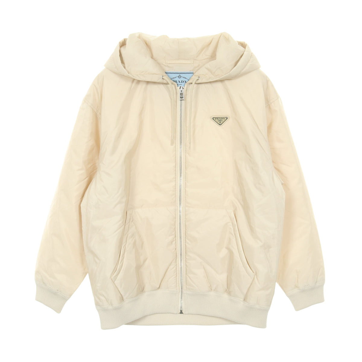 Re-Nylon ライトウェイト フーデッド 中綿ジップアップジャケット 