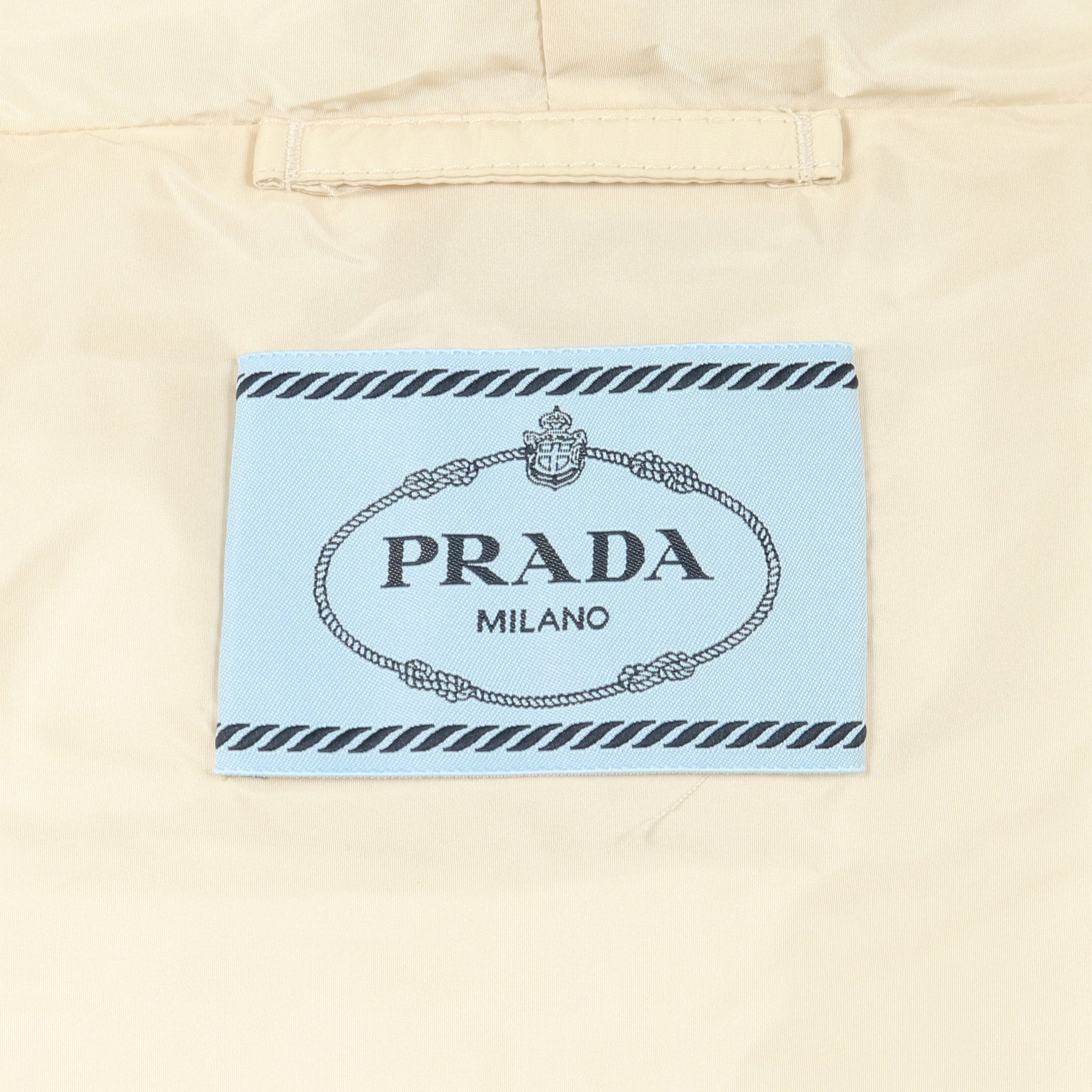 PRADA ベージュ ジップアップジャケット Prada Zip-up blouson jacket Prada