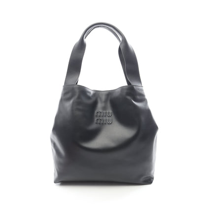 ホーボー ショルダーバッグ トートバッグ レザー ブラック ミュウミュウ バッグ miu miu
