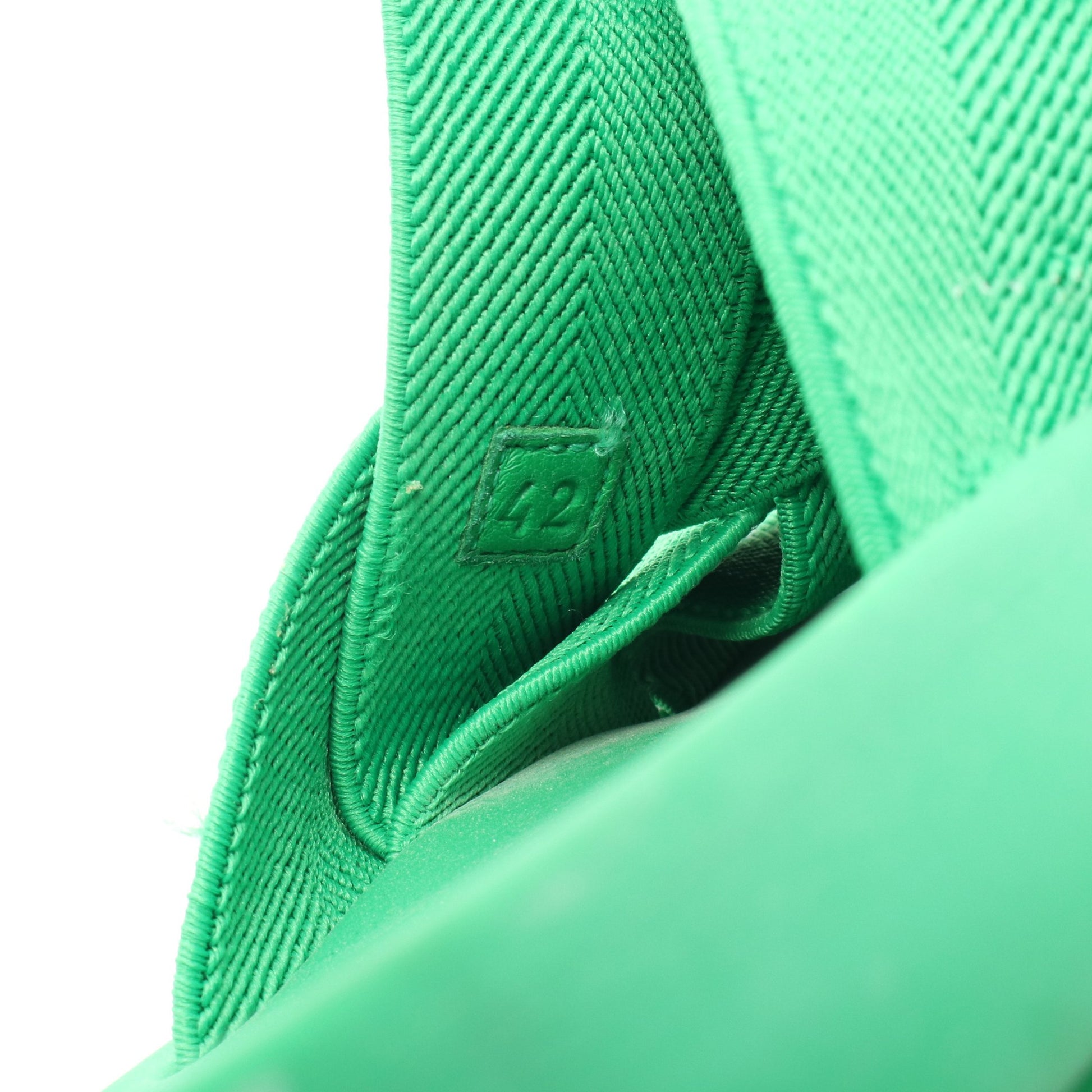 INTRECCIATO STARFISH スライドサンダル ファブリック グリーン ボッテガヴェネタ シューズ BOTTEGA VENETA