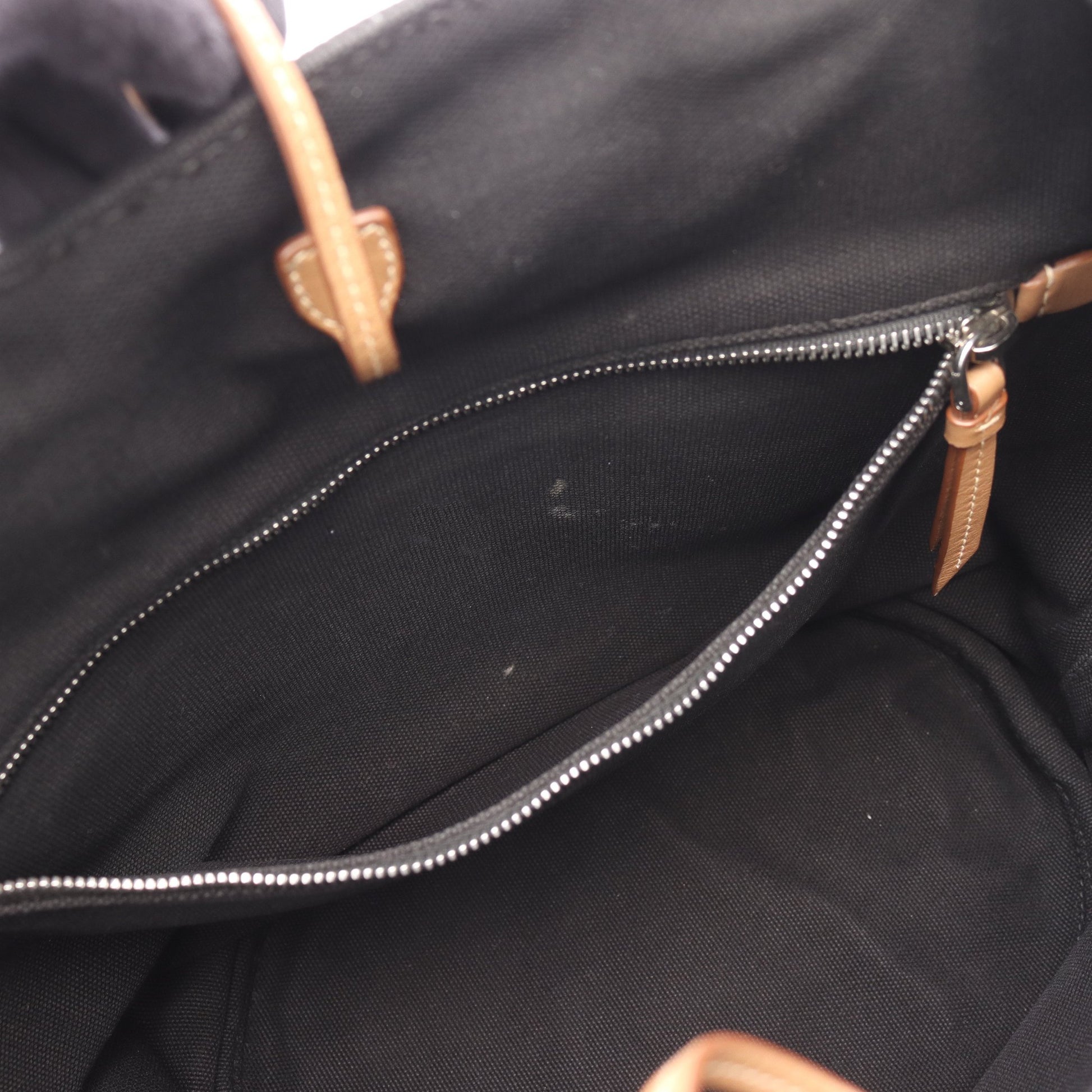 CANAPA カナパ ハンドバッグ キャンバス ブラック 2WAY プラダ バッグ PRADA