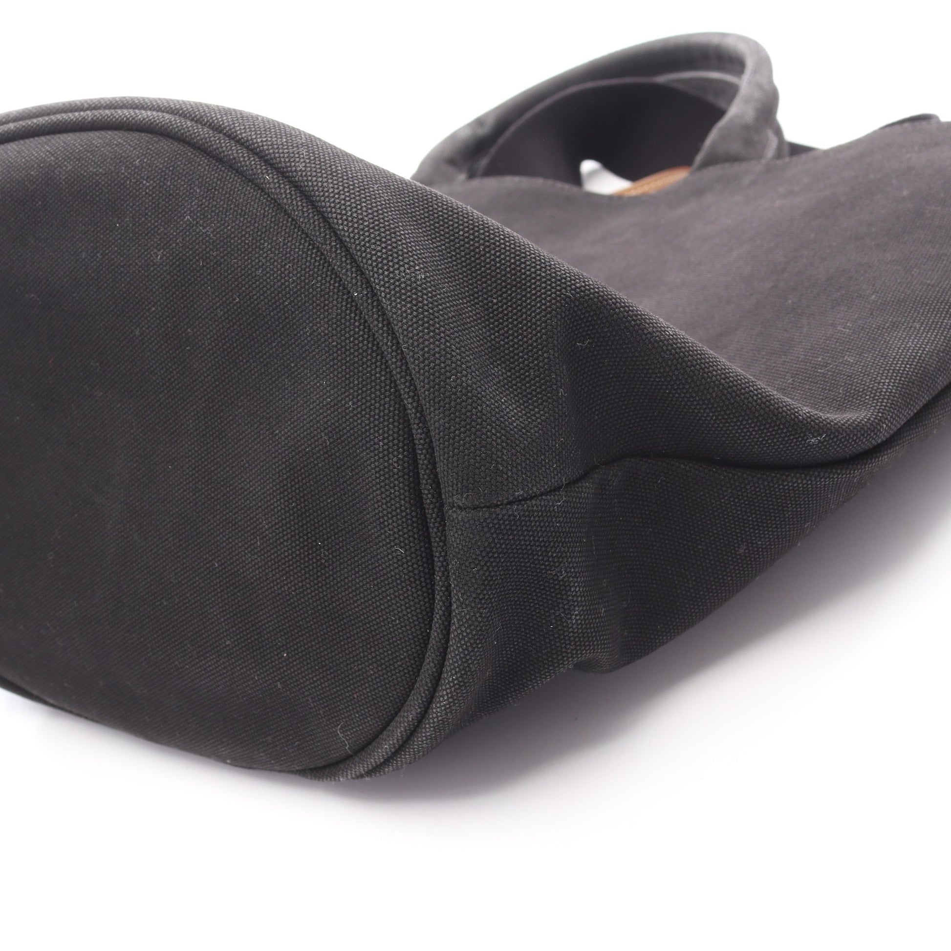 CANAPA カナパ ハンドバッグ キャンバス ブラック 2WAY プラダ バッグ PRADA